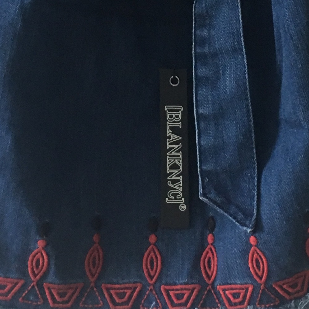 NWT Denim crop top